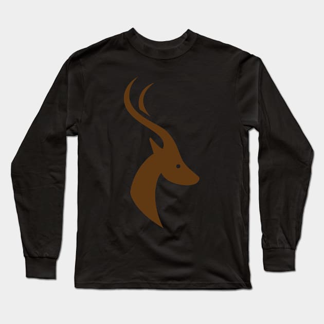 blackbuck Long Sleeve T-Shirt by graphicganga